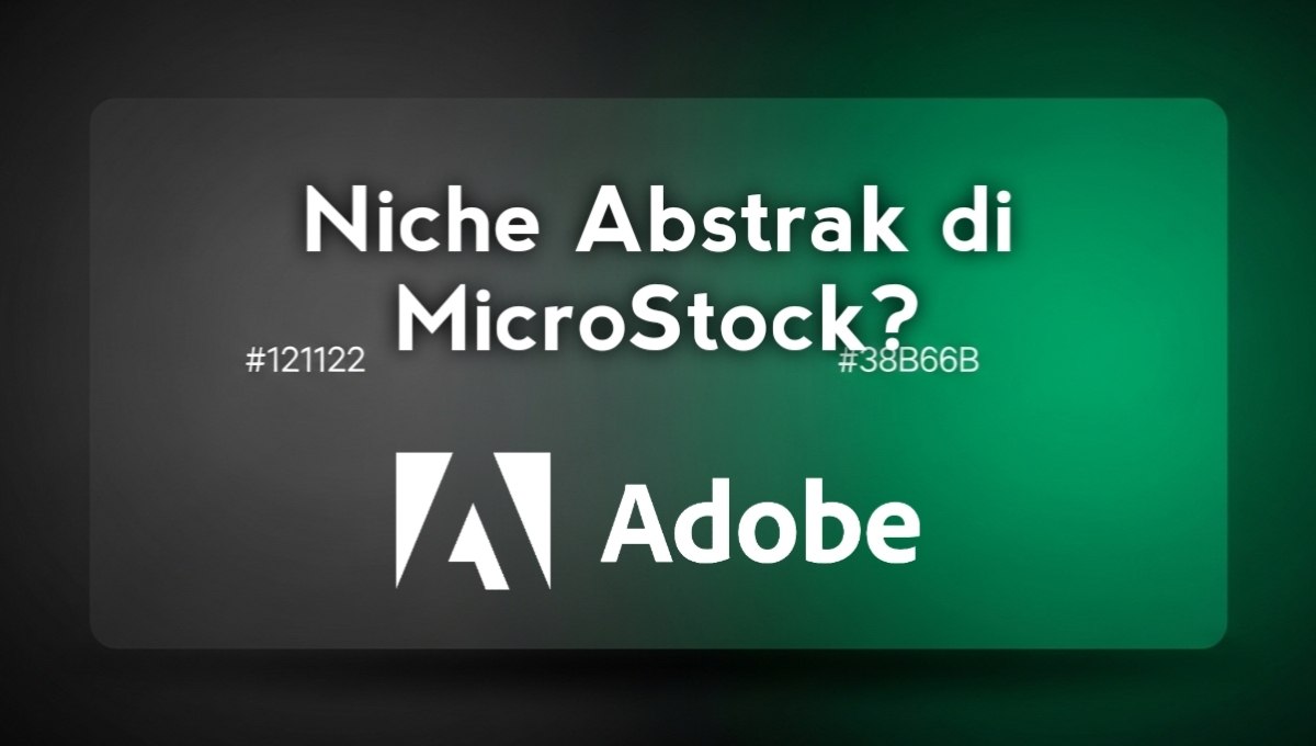 Abstract image as a niche for targeting sales on stock contributor platforms