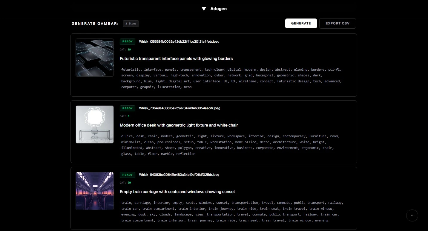 Adogen: AI-Powered Metadata Automation screenshot 1